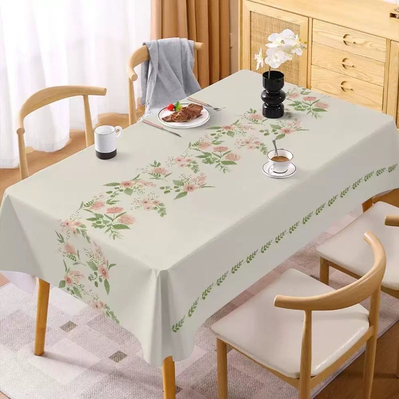 New Chinese-style tablecloth, oil-proof, waterproof, washable, and scalding-proof. 2025 new light luxury and high-end dining table mat, coffee table tablecloth - Image 4