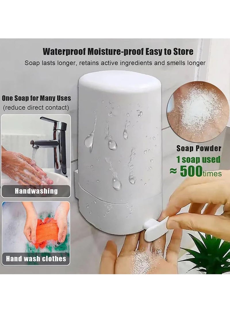 Sharpdo Soap Grater, Wall-mounted Soap Holder, Soap Powder Coarseness and Fineness Adjustable, Waterproof Soap Dish Without Drilling, Suitable for Travel, Kitchen, Bathroom and Hotel - Image 3