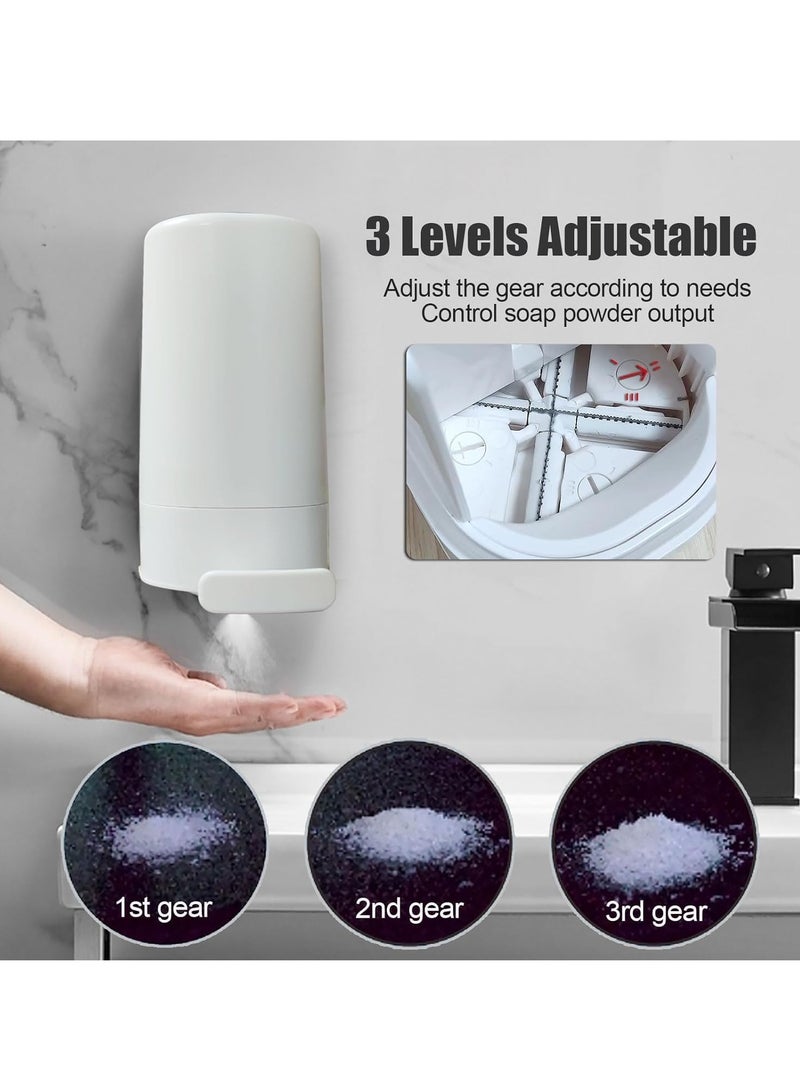 Sharpdo Soap Grater, Wall-mounted Soap Holder, Soap Powder Coarseness and Fineness Adjustable, Waterproof Soap Dish Without Drilling, Suitable for Travel, Kitchen, Bathroom and Hotel - Image 4