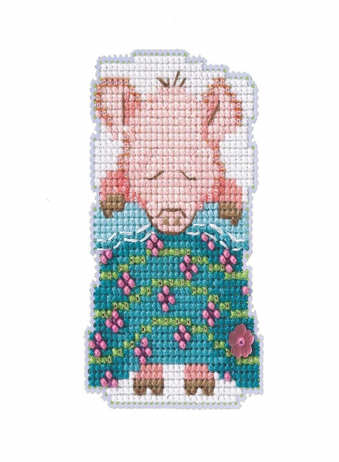 WICHELT IMPORTS INC Counted Cross Stitch Pig in A B, Multi