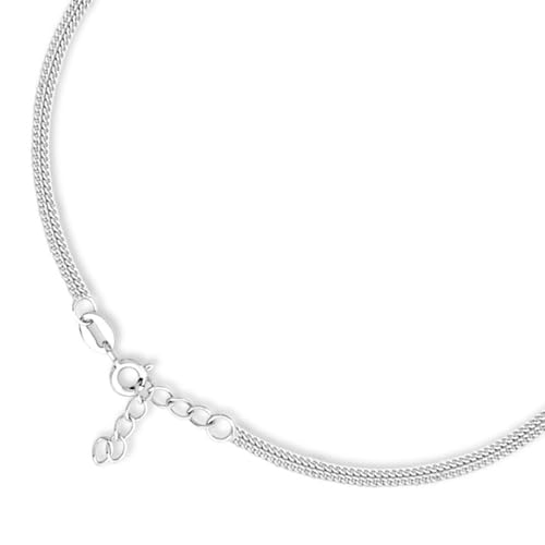 ZAVYA 925 Sterling Silver Designer Layered Infinity Rhodium Plated Adjustable Chain Anklet (Single) | Gift for Women & Girls | With Certificate of Authenticity & 925 Hallmark - Image 4