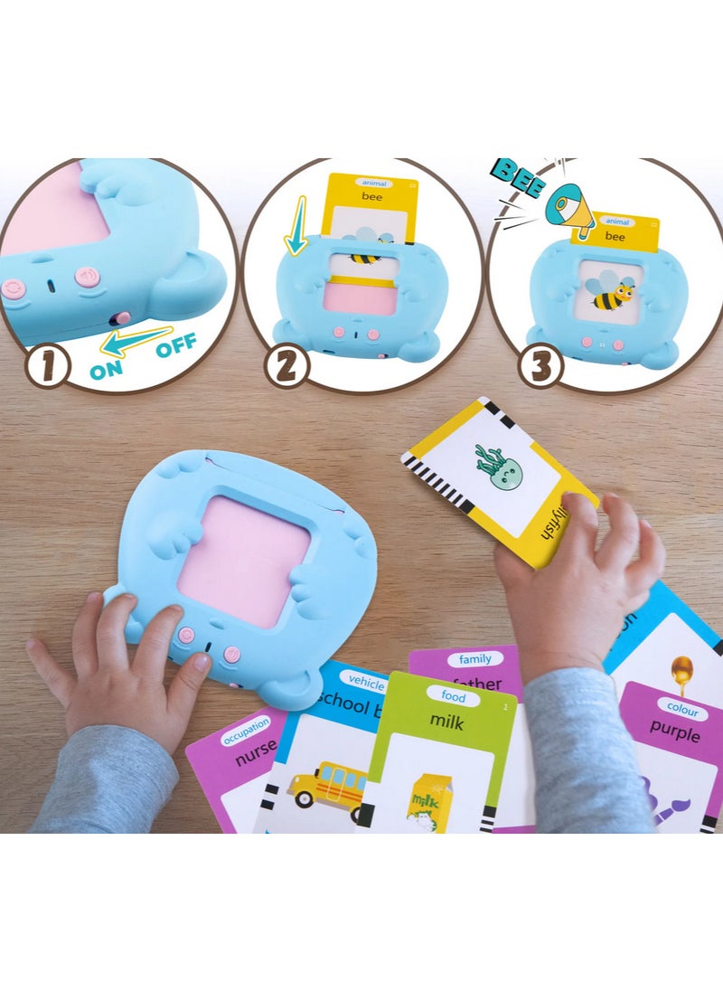 Generic Arabic and English speaking flash cards, children's game 1 2 3 4 5 6 years old, educational toys, Montessori educational game 112 sheets 224 words, gift for the child's birthday...  - Image 2