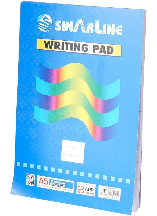 Writing Pad A5 Ruled - pzsku/Z73D7C321D8A340071CD2Z/45/_/1740916998/779b563b-b31c-4845-aa8c-523b2f382abc