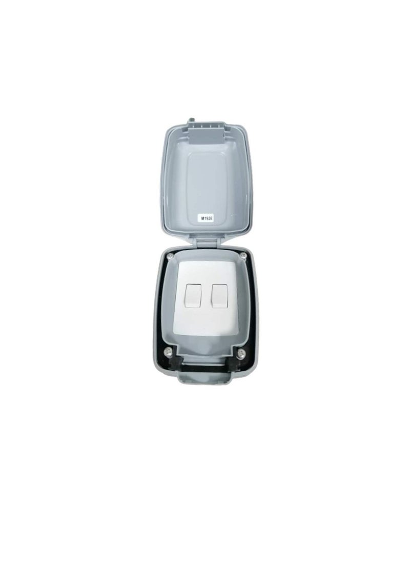 MK - Master seal Compact 10AX 2 Way Weatherproof Switch - Image 1