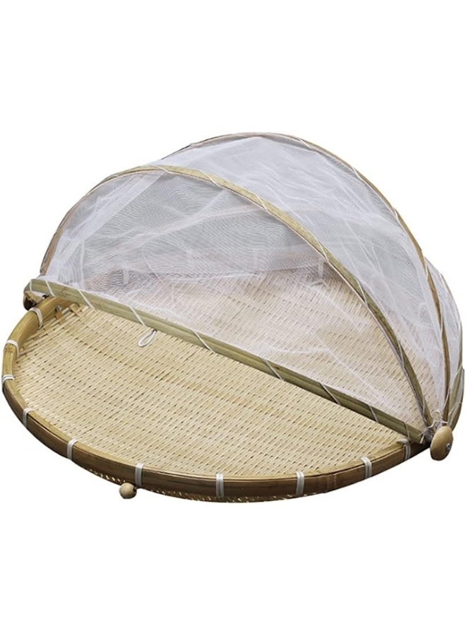 Kitchen Storage Basket with Dust-Proof Gauze - Image 3