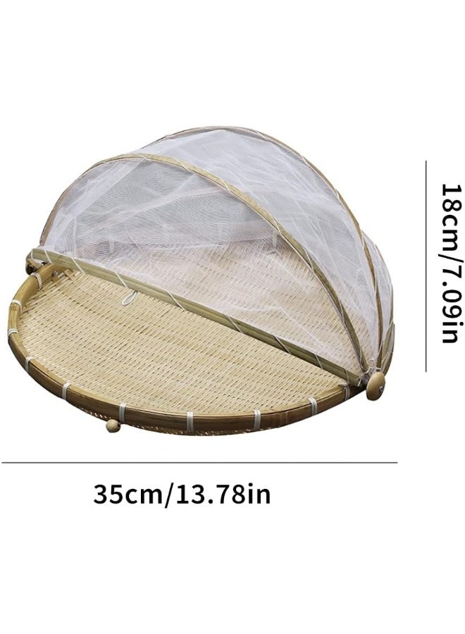 Kitchen Storage Basket with Dust-Proof Gauze - Image 2