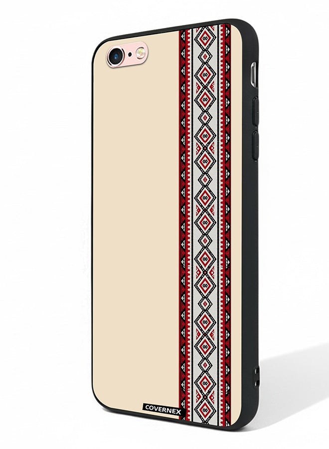 Covernex Apple iPhone 6s Protective Case Cover Printed Featuring Traditional Tribal Embroidery Strip - Image 1