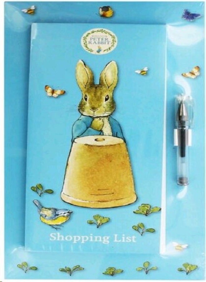 Magnetic Shopping Planner Peter Rabbit Blue By Robert Frederick Paperback