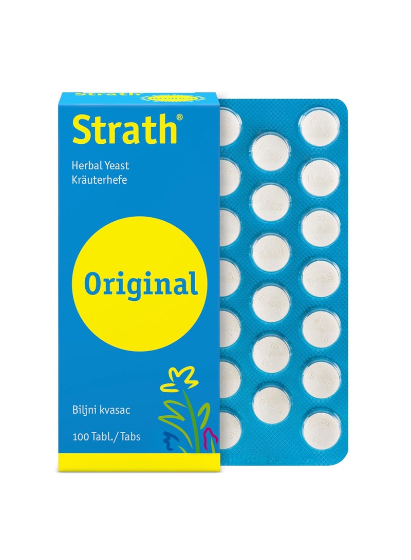 Bio-Strath Whole Food Supplement For Energy Memory Support 500 Mg 100 Tablets - Image 1