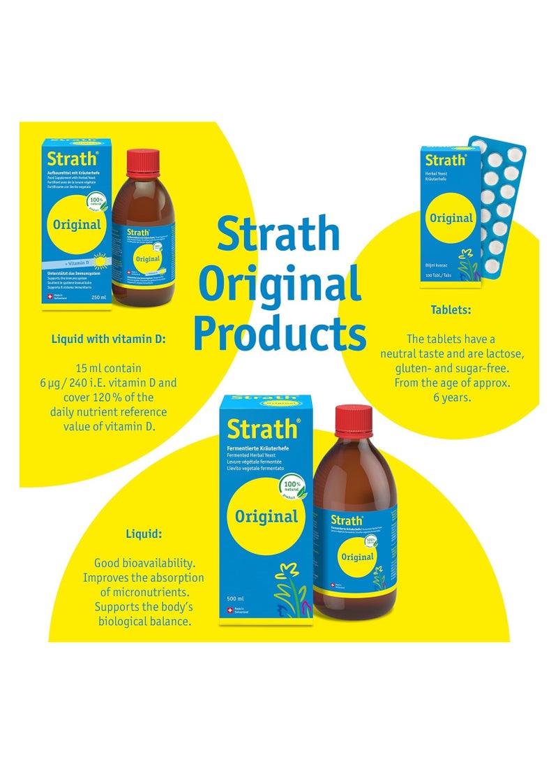 Bio-Strath Whole Food Supplement For Energy Memory Support 500 Mg 100 Tablets - Image 4