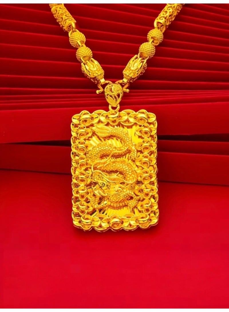 GOLDMAX 24k Gold Plated Necklace For Women Size 61cm With Gift Box - Image 3