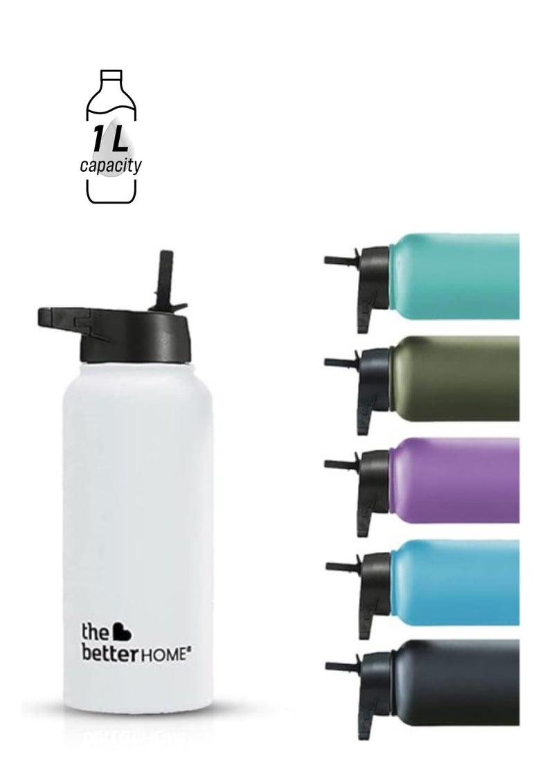 Atlasware The Better Home Glide 1 Litre |Thermosteel Bottle | Insulated Flask | Leakproof  - Image 1