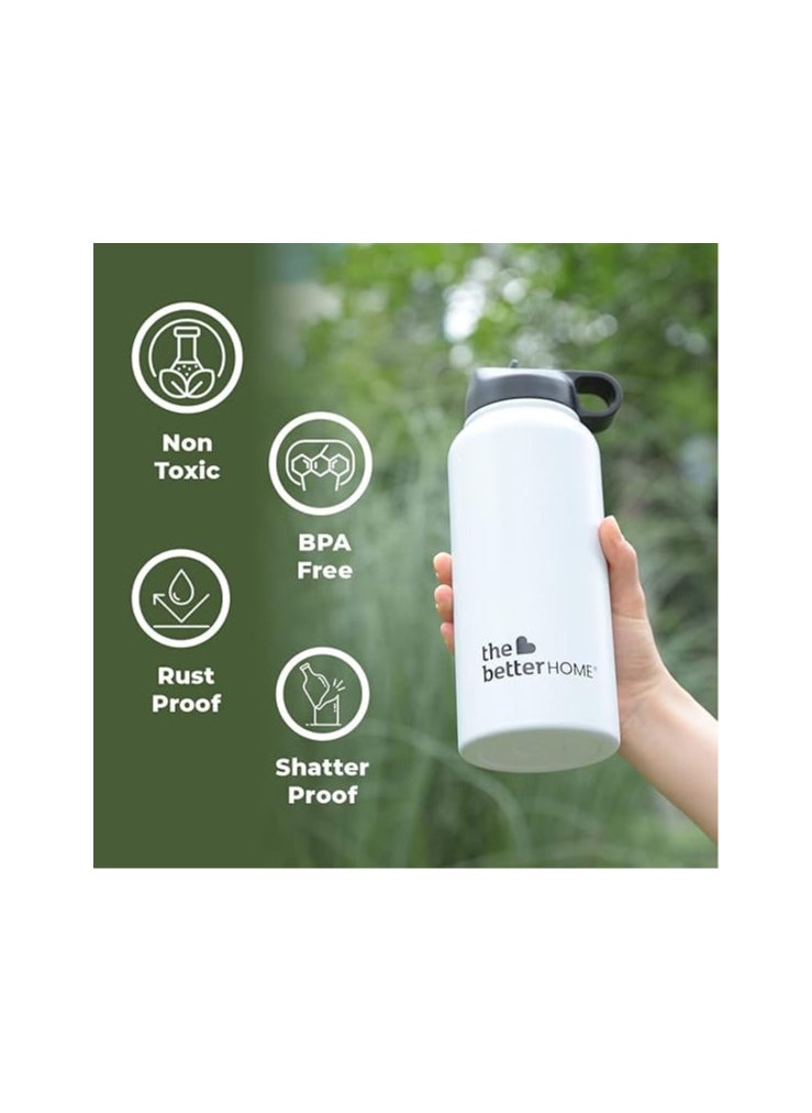 Atlasware The Better Home Glide 1 Litre |Thermosteel Bottle | Insulated Flask | Leakproof  - Image 3