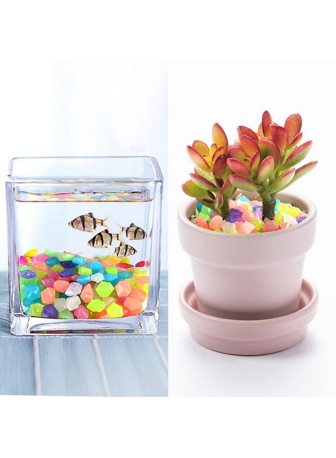 Abnaok Glow In The Dark Rocks, 600Pcs Glowing Rocks For Aquarium Decoration, Outdoor Decor, Garden Lawn Yard, Walkway, Fish Tank, Pathway, Driveway - Image 3