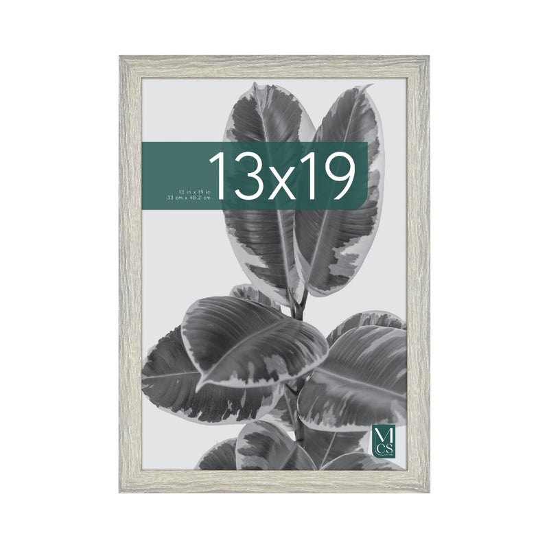 MCS Studio Gallery 13x19 Picture Frame Gray Woodgrain Rectangle Photo Frame for Photos Posters  Art Prints 1Pack