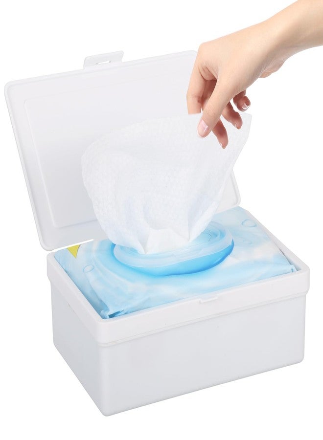 FMOACEN Wipes Dispenser Compatible with Cottonelle Flushable Wet Wipes, Wipe Holder with Sealing Lid Design, Refillable Wipe Container, Non-Slip & Keep Wet Tissue Fresh for Home, Office, Car, Travel - Image 1