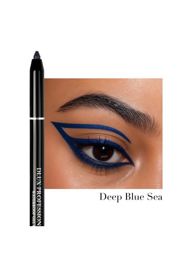 DLUX PROFESSIONAL Gel Eyeliner - 4g Stick Eye liner, Waterproof Pencil Gel Liner, Smooth Cream Eye shadow, Smudge-Free, Long-Lasting, Intense Colours, Easy To Use Korean Cosmetic - Image 3