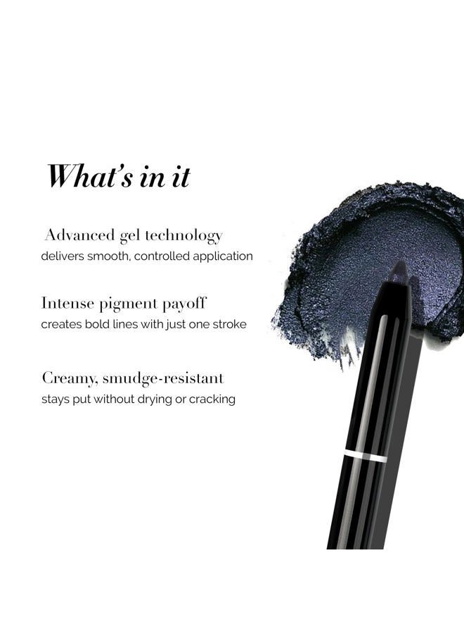 DLUX PROFESSIONAL Gel Eyeliner - 4g Stick Eye liner, Waterproof Pencil Gel Liner, Smooth Cream Eye shadow, Smudge-Free, Long-Lasting, Intense Colours, Easy To Use Korean Cosmetic - Image 2