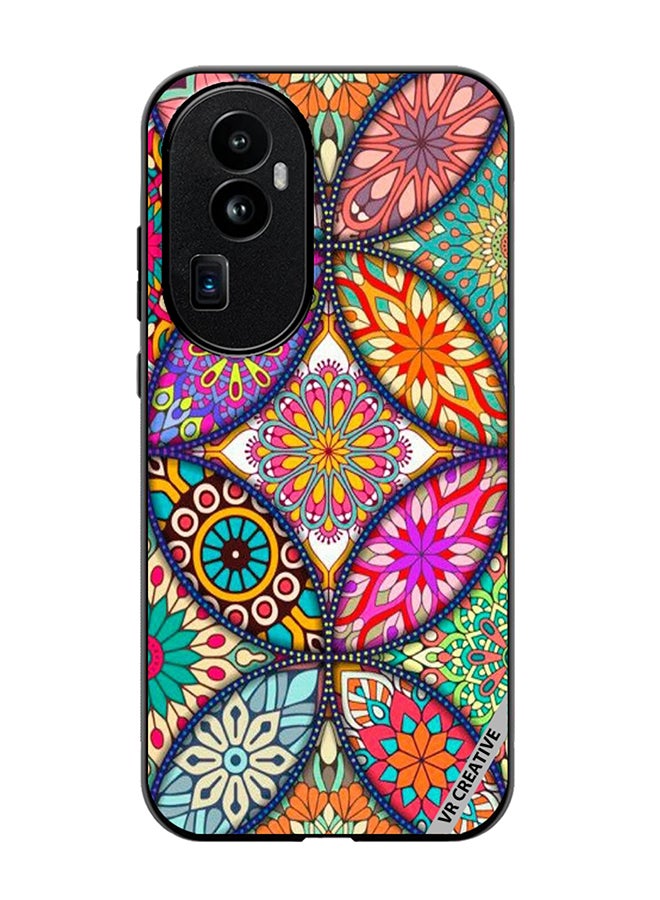 VR CREATIVE Protective Case Cover For Oppo Reno 10 Pro Plus Mandala Design Multicolour - Image 1