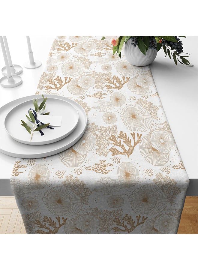 Home Print مفرش مخملي مكون من طبقتين 45×200 سم