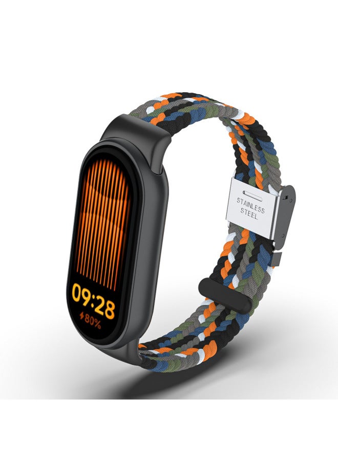 Suitable For Xiaomi Mi Band 10 Strap Nylon Braided Two-section Buckle Xiaomi 9/8 Smart Bracelet Braided Strap - Image 2