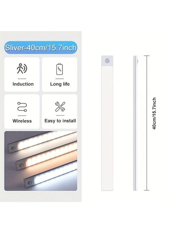 Smart Human Sensing Light 40cm Aluminum Alloy Large Battery 3 Modes Color Changing - Image 1