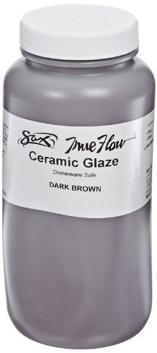Sax 1430125 True Flow Gloss Glaze Dark Brown 1 Pint 16 Fl Oz Pack of 1