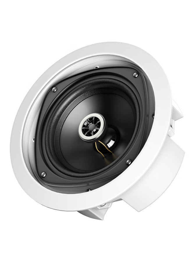 SAST Sast S4-5 Coaxial Constant Voltage Ceiling Speaker, Background Music Public Address System, Home Theater High-fidelity Ceiling-mounted Speaker, 6.5 Inches - Image 3
