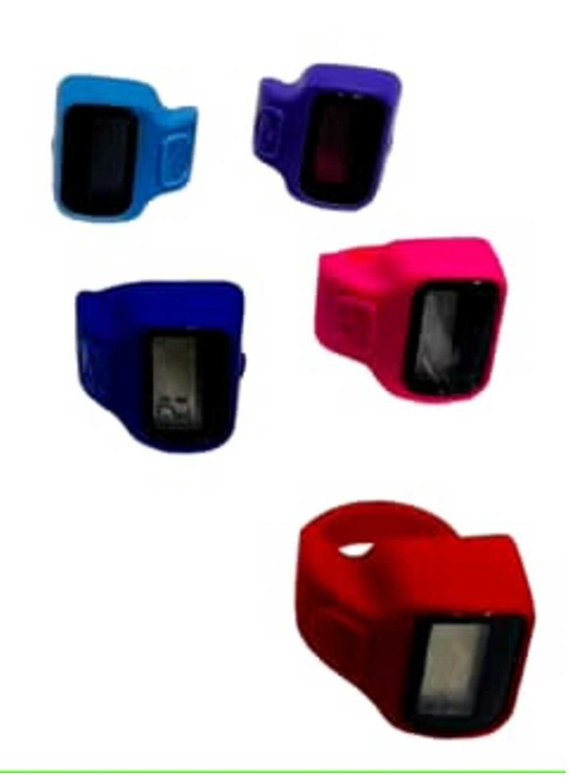 New and Outstanding 5 Piece Shape Counter Swimming Ring Featuring Smooth, Exquisite Button Press and Multi Color Stimulator - Image 1