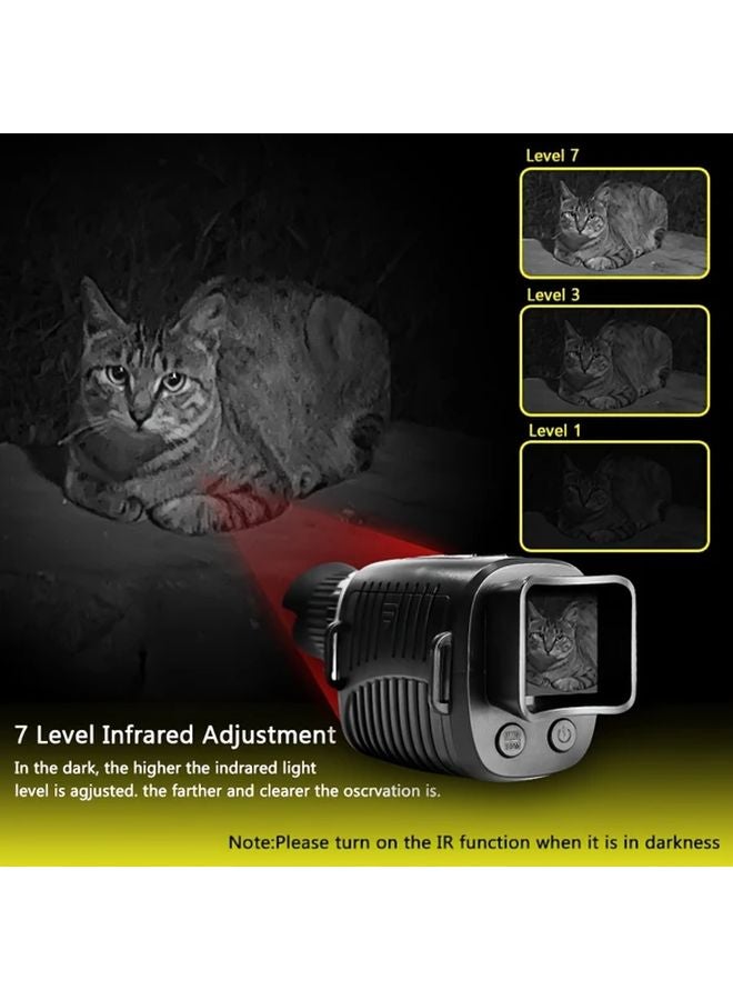 Monocular Night Vision Goggles 1080P HD Infrared 5X Zoom With Battery 32G SD Card - Image 5