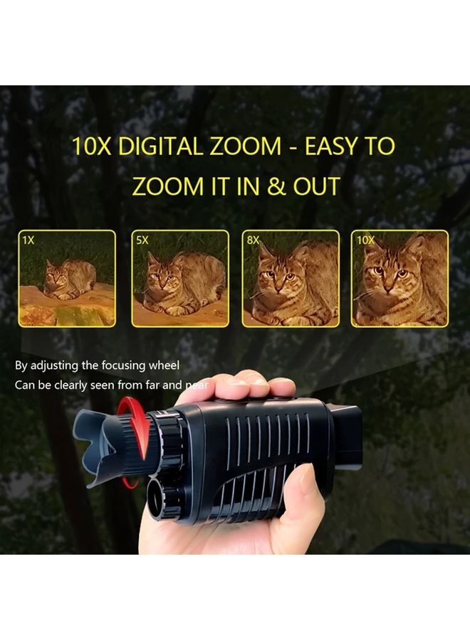 Monocular Night Vision Goggles 1080P HD Infrared 5X Zoom With Battery 32G SD Card - Image 4