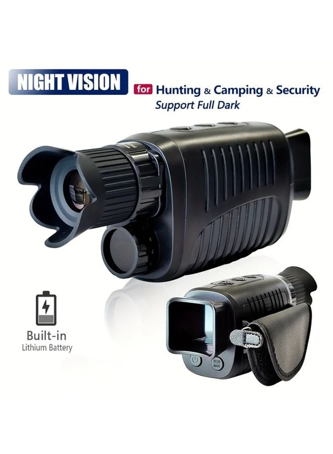 Monocular Night Vision Goggles 1080P HD Infrared 5X Zoom With Battery 32G SD Card - Image 3