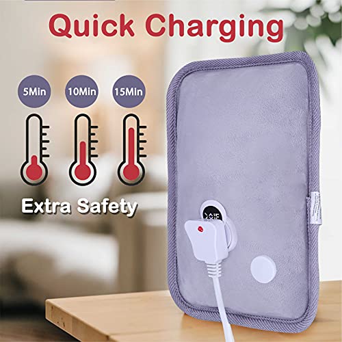 COIF Heating Pad with Gel for Pain Relief | Heating bag electric Hot Water Bottle Bag | Orthopedic Electric Heating Bag for Knee, Shoulder, Lumbar, Joints, Muscle, Leg, Wrist and Nack Pain - Image 4