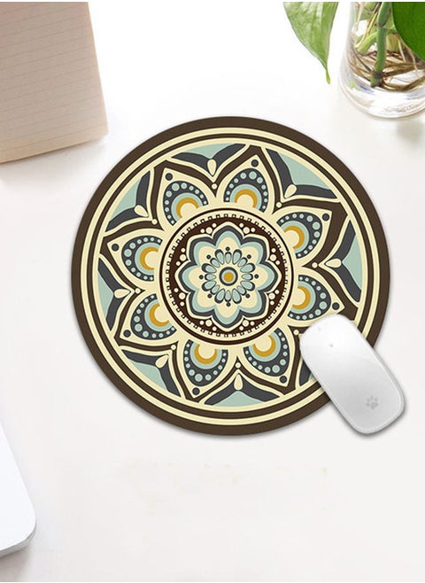 Non-Slip Rubber 3D Round Mouse Pad
