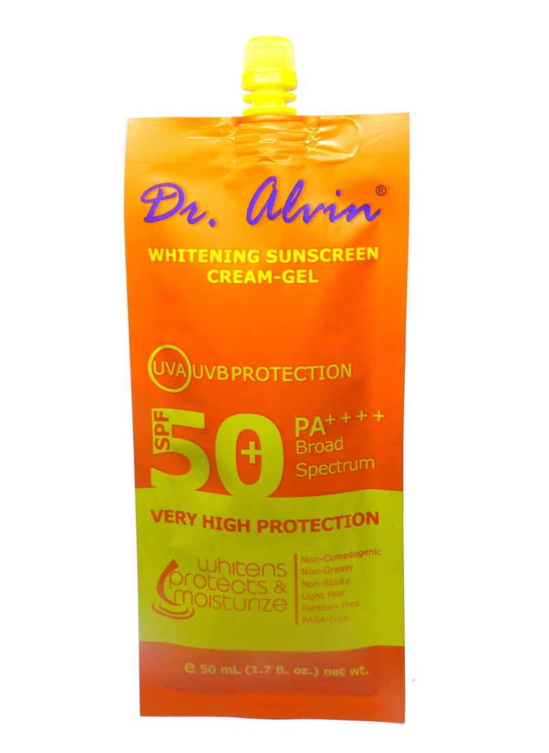 Dr. Alvin - Whitening Sunscreen Cream-Gel SPF50 PA++++ - Image 1