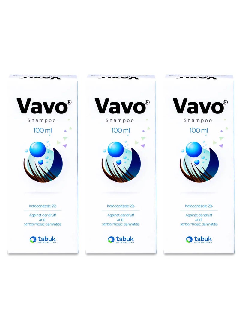Tabuk Vavo 2% Pack Of 3 Shampoo 100 ml  - Image 1
