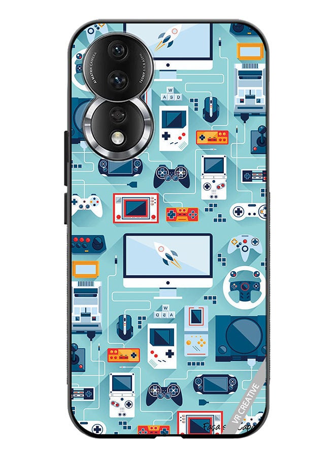VR CREATIVE Protective Case Cover For Honor 80 Ps 5 Remote Controls Design Multicolour - Image 1