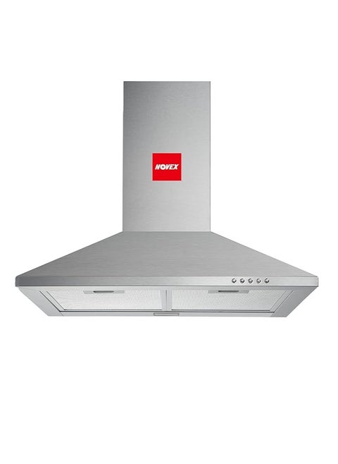 Chimney Cooker Hood 60CM Mechanical Control 3 Speed Silver