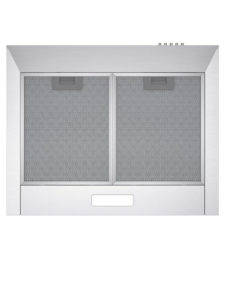 NOVEX - Chimney Cooker Hood 60CM Mechanical Control 3 Speed Silver - Image 1