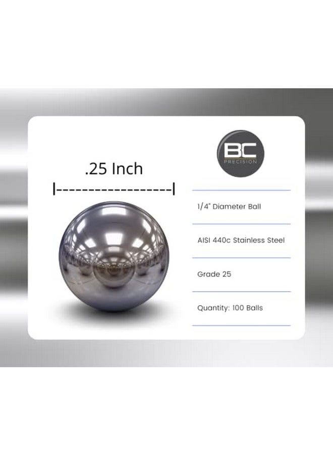 BC Precision 100 Large 1/4" Inch Stainless Steel Nail Polish Mixing Agitator Balls …  - Image 2