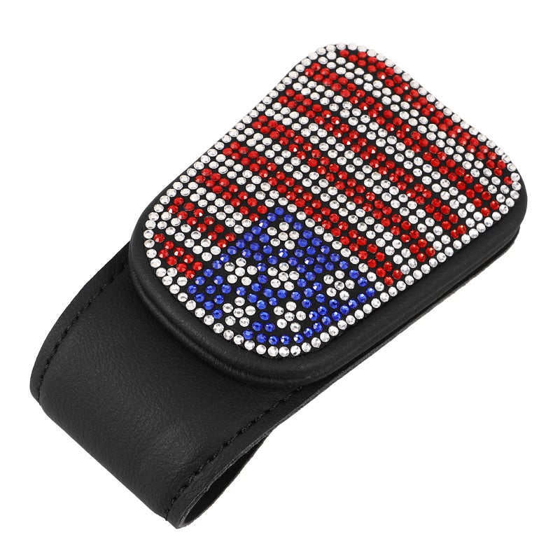 Sunglasses Holder Car Visor Sunglasses Holder Automotive Interior Ticket Card Clip - Image 1