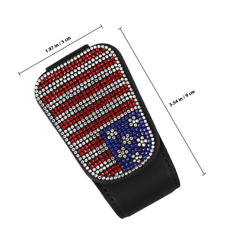 Sunglasses Holder Car Visor Sunglasses Holder Automotive Interior Ticket Card Clip - Image 2