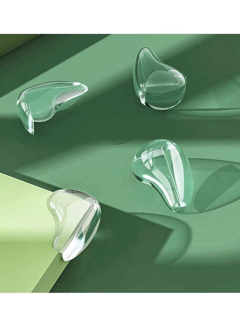 Furniture Corner Protectors, Clear Safety Table Guards for Baby Child Proofing, Water Drop Shape Protectors Against Sharp Corners (10 Pcs) - Image 4