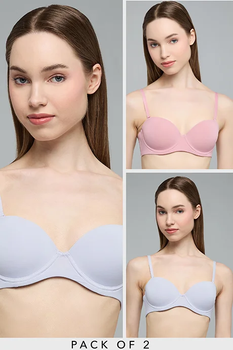 أر أند بي 2 Pack Strapless Push Up Bras