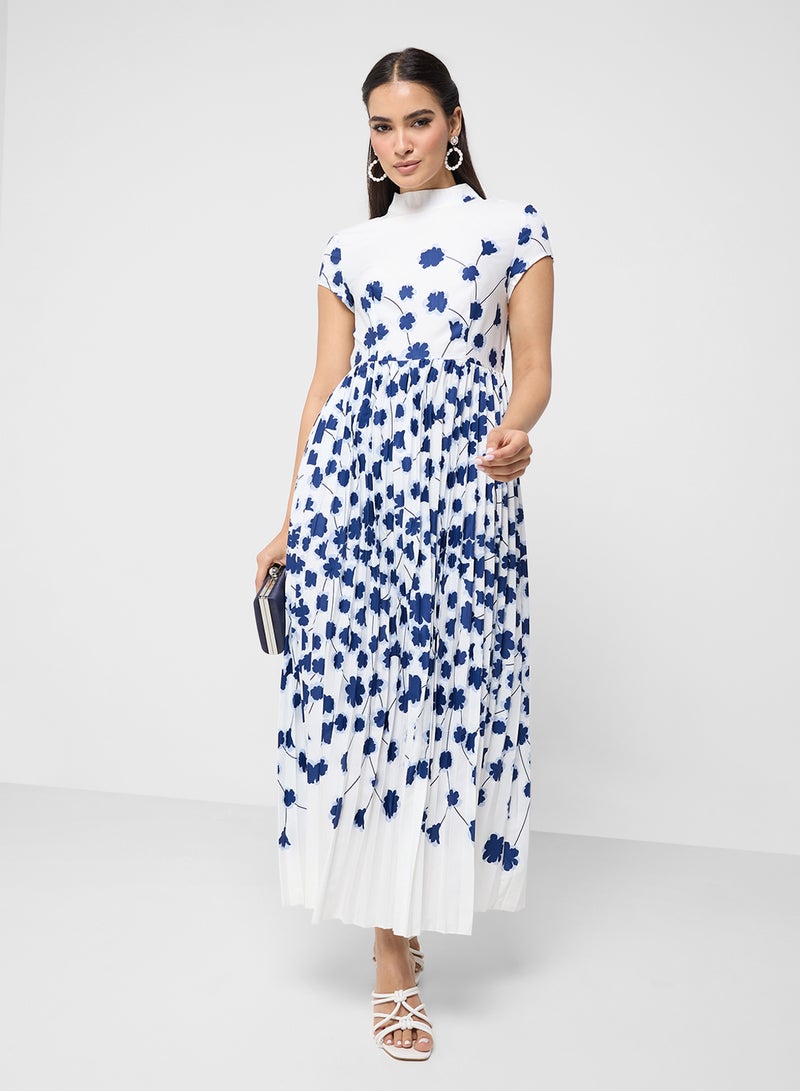 ايلا فستان بطبعة زهور - Image 4