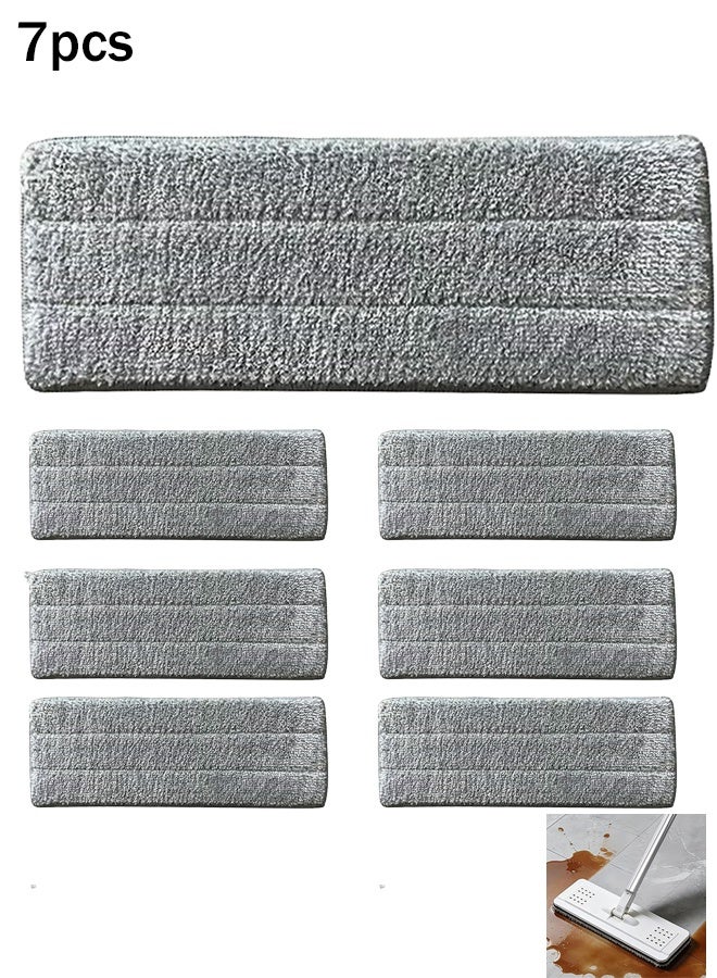 KANGLI 7-Piece Microfiber Spray Mop Replacement Head Set - Image 1