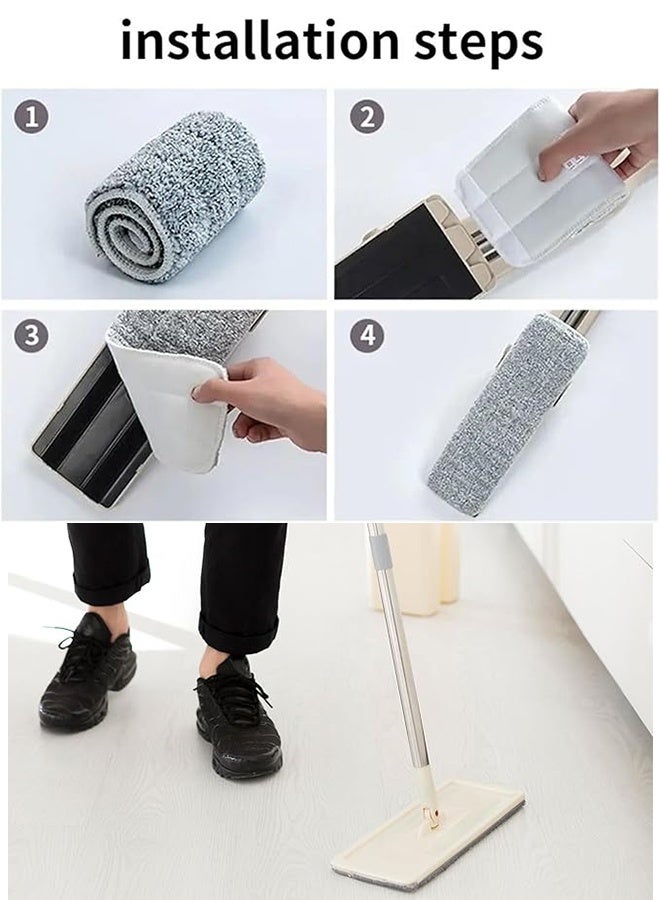 KANGLI 7-Piece Microfiber Spray Mop Replacement Head Set - Image 2