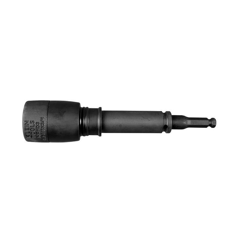 Klein Tools NRHD3 SingleEnded Impact Socket Made in USA Three Square Socket Sizes 34 1 and 118Inch