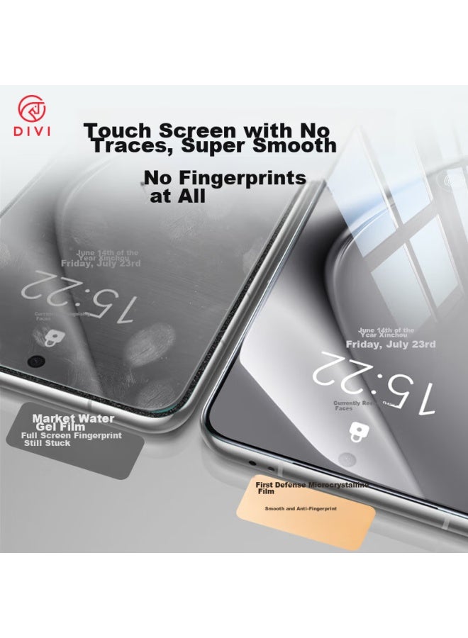 DiVi First Guard Screen Protector For Huawei Pura70pro, P70pro+ Hydrogel Film, Non-tempered Full Screen Coverage, Curved Full Protection, Shockproof, Wear-resistant Soft Film - Image 4