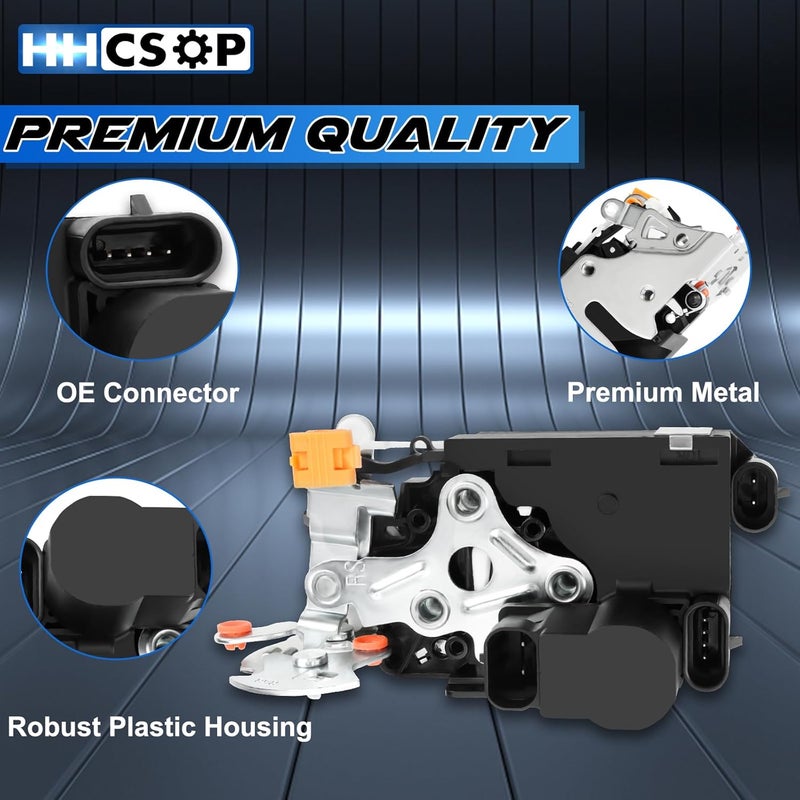 HHCSOP محرك قفل باب الراكب الأمامي الأيمن HHCSOP لسيارات شيفروليه GMC كاديلاك - Image 5